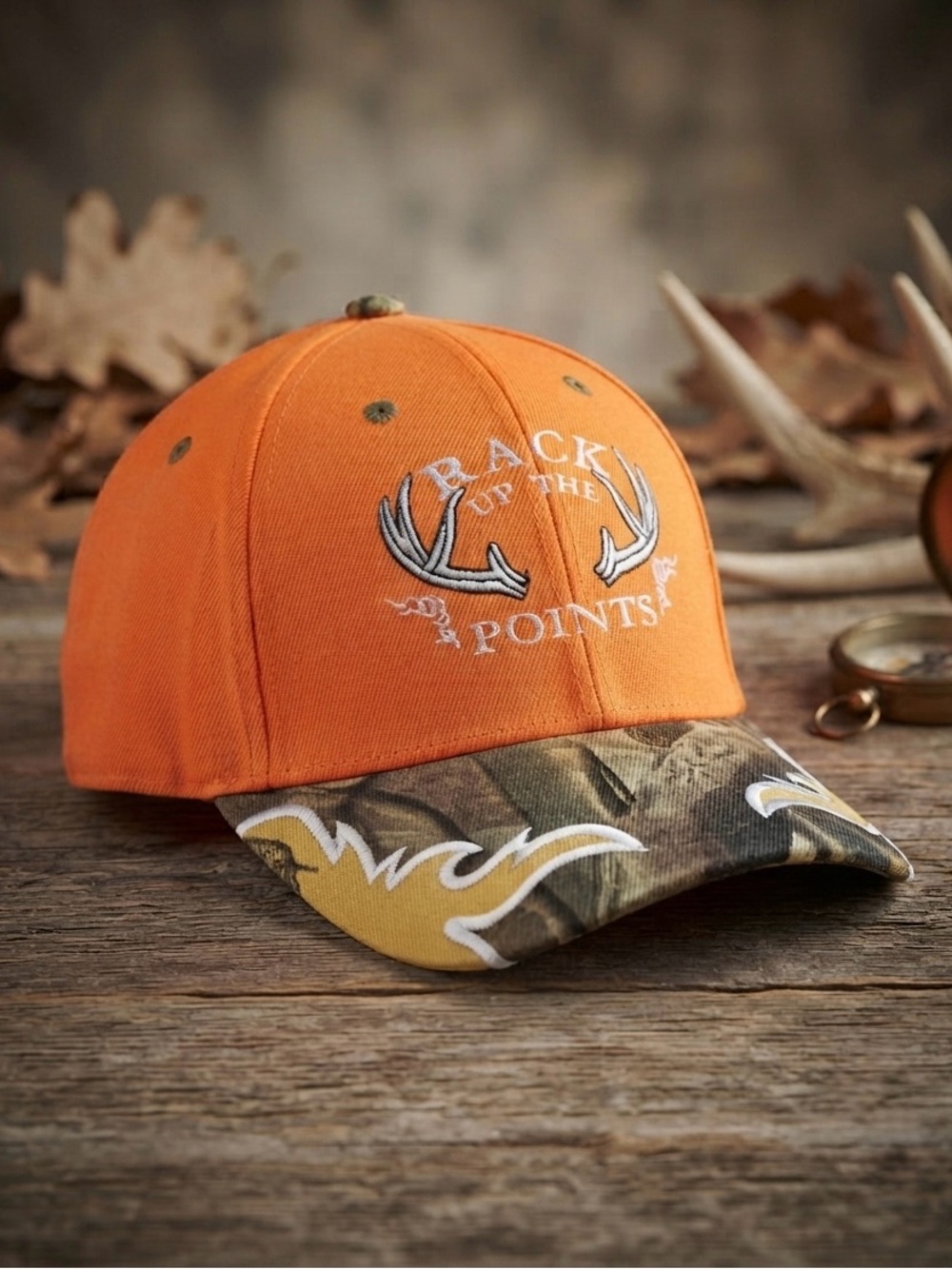 Brand New Men’s “Rack Up the Points” Hunting Themed Cap
